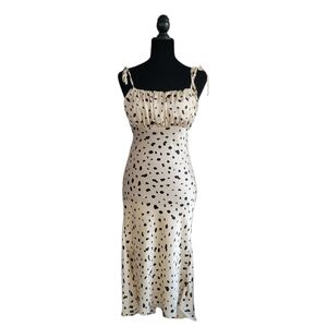 Petal & Pup - Animal Poka Dot Midi Dress Size 8